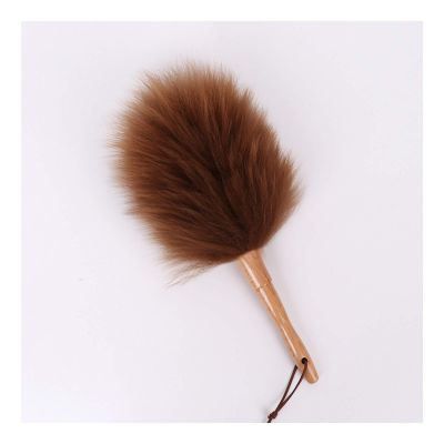 dusters for cleaning, Set Feather Duster Pure Lambs Wool Duster with Wood Handle, Fluffy Lambswool Duster, Flexible, Good Grips, Anti-Static, Duster for Home, Office and Car, 6 Colors Handle Dusters (