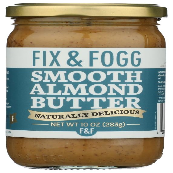 Fix and Fogg Smooth Almond Butter, 10 OZ