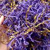 Crinkle Cut Paper Shred Filler for Gift Wrapping, Shredded Paper for Basket Filling,Mixed Colors Gift Box Filler for Easter, Birthday, Christmas, Thanksgiving, Wedding, Mother's Day(Violet&Gold) view 2