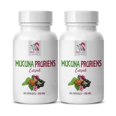 velvet beans seeds - MUCUNA PRURIENS EXTRACT - velvet beans dried, velvet beans mucuna pruriens, supplements, energy supplements for woman, mucuna pruriens seeds, mucuna organic 2 Bot 120 Capsuels