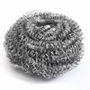 BakeDeco Stainless Steel Sponge 100-Gram Scrubber Scourer for Tough Cleaning of Pots and Pans, Grease and Grime on Grills and Broilers - Pack of 12, Silver view 1