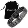 PROEXL MAX Magnetic Bracelet for Men, Minimalist Style, Adjustable Length, Premium Clasp (Gunmetal Gray) view 1
