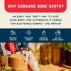 Bare Bones Grass-Fed Beef Bone Broth | Pour w/Pasture Raised Protein & Collagen for Cooking & Sipping | No Artificial Flavors Non-GMO Gluten & Dairy-Free Keto & Paleo Friendly | 16oz Carton | 8 Pack view 3