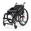 Sports Leisure Wheelchair Disabled Manual Self Propelled Wheelchair Lightweight Folding Aluminum Alloy Wheelchair Suitable with Quick Release Rear Wheels & Anti-Tip Wheels(Width 36cm/14.1in,Black) view 1