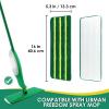 4 Pack Mop Refills Compatible for Libman Freedom Spray Mop Replacement Head - Machine Washable Microfiber Heads, Cleaning Multi-Surface Floors and Walls (Mop not Included) view 2
