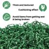 Sukh Christmas Crinkle Cut Paper -Reusable Paper Shred Filler as Confetti Paper Stuffing Baskets Filler for Easter Thanksgiving Halloween Christmas Wedding Birthday Decorative Craft Box Bags Wrapping Supplies 4.9OZ(Dark Green) view 3