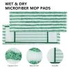 6 Pack Replacement Mop Refills Compatible with Libman Wet & Dry Microfiber Mop, Reusable Washable Mop Head Replacement Pads for Cleaning Multi-Surface Floor (Mop not Included) view 3
