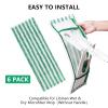 6 Pack Replacement Mop Refills Compatible with Libman Wet & Dry Microfiber Mop, Reusable Washable Mop Head Replacement Pads for Cleaning Multi-Surface Floor (Mop not Included) view 4