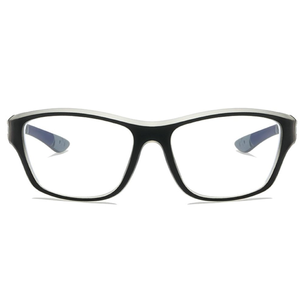 Wrap Around full lens Safety Glasses with Readers Sport Magnifying Safety Reading Goggles for Men Women N45 (clear, 2.5, x)