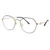 YEIN Eye Protection Glasses Computer Glasses full Rim Metal Eyewear Comfortable Wearing Experience for daily lifeBlack Gold+1.00Magnification view 1