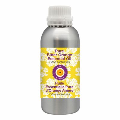 dve herbes Pure Bitter Orange Essential Oil (Citrus aurantium L) 100% Natural Therapeutic Grade 300ml (10 OZ)