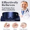 Heated Eye Mask for Dry Eyes - Silk Cordless Warm Eye Compress Moist Heat, FSA Eligible, Eye Heating Pad for Stye Treatment, Tired Eyes, Sleep, Travel, Washable, Rechargeable, Blue view 2
