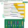 Dental Luxating Elevator Surgical Root Instruments Multi Color Tips Set of 8 Each Premium German by INSTUMAX view 2
