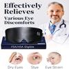 Heated Eye Mask for Dry Eyes - Silk Cordless Warm Eye Compress Moist Heat, Eye Heating Pad for Stye Treatment, Tired Eyes, Sleep, Travel, Washable, Rechargeable, Black view 2
