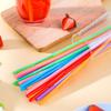 100PCS Milkshake Straws Plastic Bendy Party Straws Drinking Straws Bendable Party Fancy Straw for Cocktails Cold Smoothies view 3