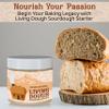 Living Dough - 233 Year Old San Francisco Sourdough Starter Culture - Active & Live Organic Sourdough Starter for Baking - For Artisan Bread, Pizza Dough, Waffles & More view 4