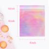Cherodada 4x4 Inch Cookie Bags with Seals, Iridescent Self Adhesive Sealing Cellophane Brownie Wrappers Bags, Holographic Individual Treat Plastic Bags for Gift, Baking, Snack Packaging (100 Pcs) view 2