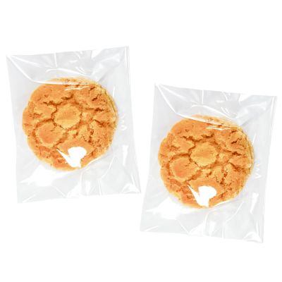 Cherodada 4x4 Inch Cookie Bags with Seals, clear Self Adhesive Sealing Cellophane Brownie Wrappers Bags, Individual Treat Plastic Bags for Gift, Cookie, Baking, Snack Packaging (200 Pcs)