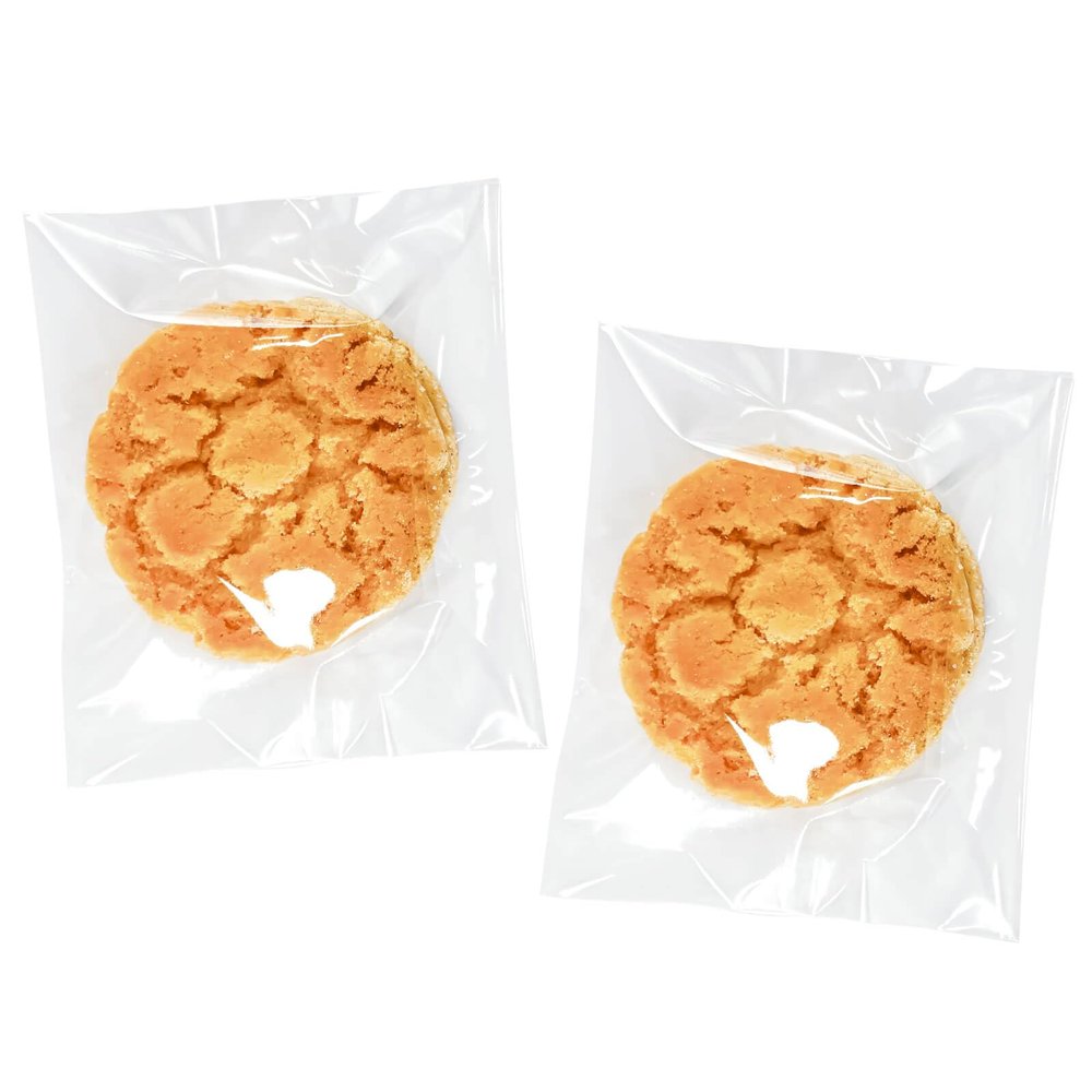 Cherodada 4x4 Inch Cookie Bags with Seals, clear Self Adhesive Sealing Cellophane Brownie Wrappers Bags, Individual Treat Plastic Bags for Gift, Cookie, Baking, Snack Packaging (200 Pcs)