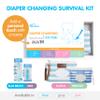 Bumco Baby Essentials Set - Personalized Diaper-Changing Baby Shower Gifts for Boys, Baby Gift Set with 2 Baby Bum Brushes (Original & Mini) + Diaper Clutch Bag + Wipes Wristlet, Newborn Gift Set view 3