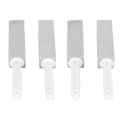 4Pcs Pumice Stone for Toilet Cleaning Bowl Stick,Pumice Stone Toilet Bowl Cleaner with Long Handle Pumice Stick for Bathroom Sinks Bathtubs