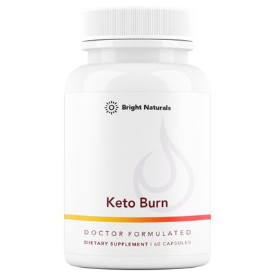 Bright Naturals Keto Burn - Keto BHB Supplement for Keto Diet and Energy, 30 Servings
