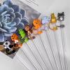 3Pcs Elephant Straw Cover for Stanley 40&30 Oz Cup, 10mm Silicone Straw Covers Cap for Stanley Cup Accessories, Cute Straw Topper for Tumblers, Cap Stopper for Reusable Straws Tip LidsDM595 view 2