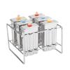aqxreight Stainless Steel Ice Cream for Home and Commercial Use Compatible with Standard Sticks DIY Kitchen Tool for Making Six Popsicles at Once view 1