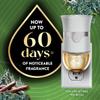 Air Wick Vibrant Plug in Scented Oil Refill, Infused with Essential Oils, Plug in Air Fresheners for Home, Winter Woods & Frosted Ivy, 5 ct view 2