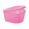 McKesson Denture Cup & Retainer Case, 8 oz, Hinged Lid, Pink - for Dentures, Retainers, Night Guards, Clear Braces - Single Patient Use, 1 Piece view 3