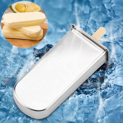 aqxreight Stainless Steel Ice Cream Set for Home and Commercial Use Makes 6 Pops per Batch Compatible with Standard Sticks and Freezers
