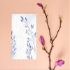 Stonehouse Collection | Blue Leaf Note Cards | Dried Leaves Watercolor Note Cards | Set of 10 (Blue Leaves) view 4