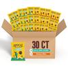 Hippeas Chickpea Puffs, Variety Pack: Vegan White Cheddar, Nacho Vibes, 0.8 Ounce (Pack of 30), 3g Protein, 2g Fiber, Vegan, Gluten-Free, Crunchy, Plant Protein Snacks view 1