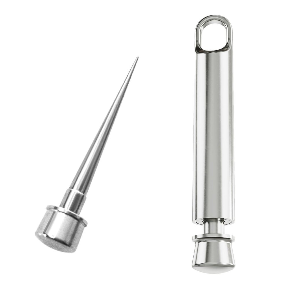 DAILYCARRYCO. MagP Titanium Toothpick Holder - Portable Metal Toothpick - Reusable EDC Micro Tooth pick - Compact & Convenient - Carry On-the-Go - Titanium Construction (Biggie)