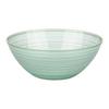 EcoQuality 12oz Translucent Green Plastic Round Bowls with Gold Rim - Disposable Translucent Plastic Soup Bowls, Heavy Duty Salad Bowls, Dessert Bowl, Baby Showers, Weddings, Birthday Party (240) view 1