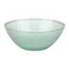 EcoQuality 12oz Translucent Green Plastic Round Bowls with Gold Rim - Disposable Translucent Plastic Soup Bowls, Heavy Duty Salad Bowls, Dessert Bowl, Baby Showers, Weddings, Birthday Party (80) view 1