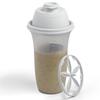 SIGNORA WARE Shaker Bottles | 17-Ounce Plastic Protein Shake Bottle for Meal Replacement Shakes & Smoothies, Beverages, Mixing Salad Dressing & Sauces, Margarita, & More view 1