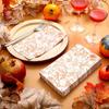 200 Pcs Fall Disposable Hand Towels for Bathroom Fall Guest Napkins White Orange Pomegranate Guest Towel Napkins Disposable Guests Decorative Flower for Baby Shower Wedding view 3