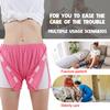3 Pack Tear Away Underwear, Post Surgery Boxer Briefs for Women, Disabled Adaptive Underwear, Stick-on Briefs, L/W31 view 4