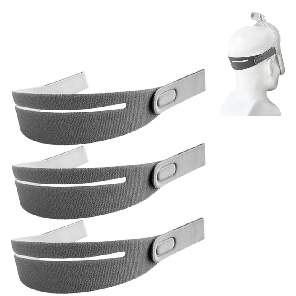 3 Packs Replacement Headgear Straps for Airfit/Airtouth N30i and P30i Closed Edges Nasal Mask Straps Adjustable CPAP Headgear Compatibility with N30i/P30i(Without Mask Frame)