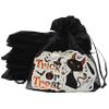 100 Pcs Black Organza Bags, Black Mesh Gift bags, Jewelry Bags Drawstring, Small Candy bags, Mini Goody, Travel Make UP Bags, Party Favor Bags for Halloween Birthday Ceremony Funerals(4 x 4.7 Inch) view 1