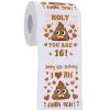 16th Birthday Gifts for Boy or Girl Toilet Roll Paper - Sweet 16 Birthday Decorations, Party Supplies Favors - Funny Bday Present for Him, Her, Friends - 16 Years Old Gift Ideas - Brown view 1