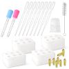 NFFTYUUT Reusable Silicone Suppository Molds Kit, 2ML | Includes 4 Suppository Mold Trays and 10 Droppers, Ideal for DIY Suppositories Making for Applicators, Durable Suppositories Mold for Women, Men view 1