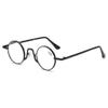 XINGNIAN 40mm Creative Small Round Black Reading Glasses Presbyopic Glasses Steampunk Fashion Retro Metal Readers +2.00 view 1