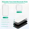 24-Pack TENS Unit Replacement Pads with Hard Travel Storage Case for TENS Units and Accessories,Reusable TENS Unit Pads Electrode Patches Compatible with TENS 7000, Etekcity, Nicwell view 4