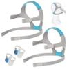 AirFit F20 Headgear, 2 Packs Replacement Mask Headgear Strap with Magnetic Clips, Compatible with F20 Full-face Mask, CPAP Accessories Supplies view 1