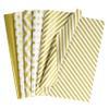 Bobobag 100 Sheets Gold and White Tissue Paper for Gift Bags, 20"X14" Gift Wrapping Tissue for Party Decoration Art Craft view 1