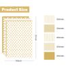 Bobobag 100 Sheets Gold and White Tissue Paper for Gift Bags, 20"X14" Gift Wrapping Tissue for Party Decoration Art Craft view 2