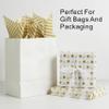 Bobobag 100 Sheets Gold and White Tissue Paper for Gift Bags, 20"X14" Gift Wrapping Tissue for Party Decoration Art Craft view 3