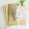 Bobobag 100 Sheets Gold and White Tissue Paper for Gift Bags, 20"X14" Gift Wrapping Tissue for Party Decoration Art Craft view 4